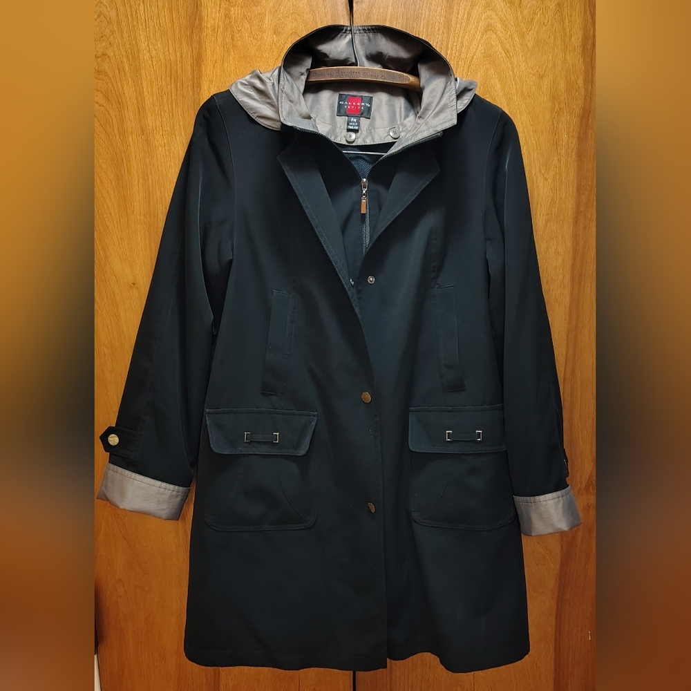 Women's Gallery Petite Winter Overcoat with Hoodie